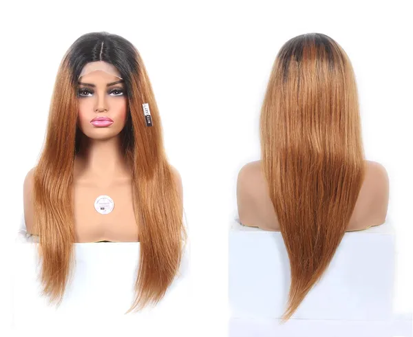 Golden_Brown_Front_Lace_Wig_Elegant_4X4_Lace_Closure_Wig_Natural_Human_Hair24-26_Inch_Length_Center_Part_Style_Premium_Front_Lace_Wig_For_Effortless_Ethnic_&_Modern_Looks_For_Women