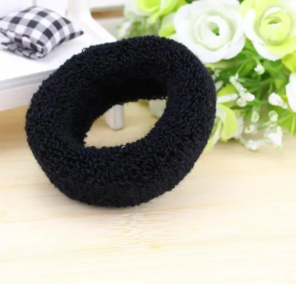 Black_Rubber_Band_Set_Of_24_Pcs_Includes_12_Large_&_12_Small_Elastic_Hair_Bands_With_Elegant_Pearl_Design_No_Damage_Soft_Ponytail_Holders_Gentle_Grip_For_Thick_&_Thin_Hair_Stylish_&_Comfortable_Hair_Accessories_For_Daily_Use_For_Women