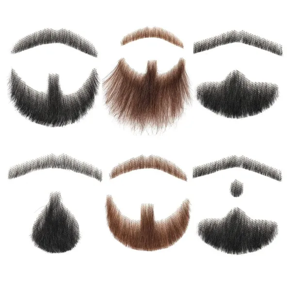 Brown_Artificial_Beard_Human_Hair_Full_Hand-Tied_Fake_Beard_With_Invisible_Lace_For_Acting_Modeling_Makeup_Party_&_Shooting_(Includes_1_Beard_Tape)_For_Men