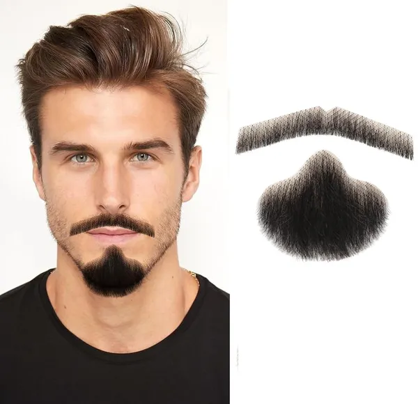 Black_Artificial_Beard_Human_Hair_Full_Hand-Tied_Fake_Beard_With_Invisible_Lace_For_Acting_Modeling_Makeup_Party_&_Shooting_(Includes_1_Beard_Tape)_(6Nobeard_)_For_Men