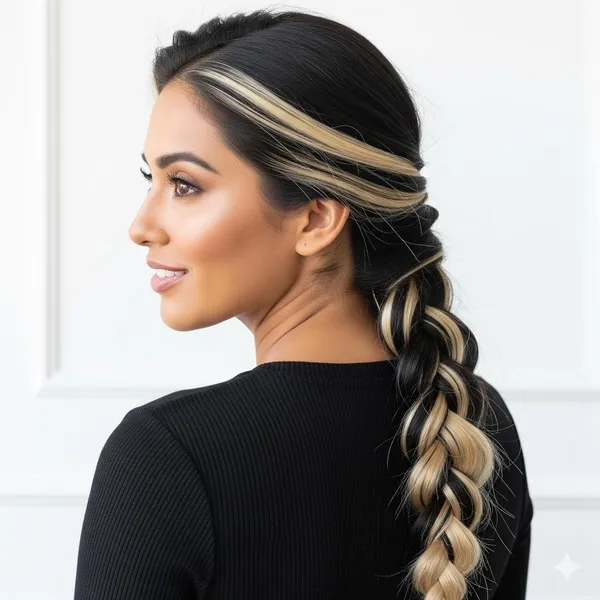Blond_Clip_On_Human_Hair_Streaks_For_18-22_Inch_Straight_Highlight_Hair_Extensions_Easy_To_Attach_&_Remove_Temporary_Hair_Dye_Alternative_Stylish_Hair_Streaks_(20_Inch_)_For_Women