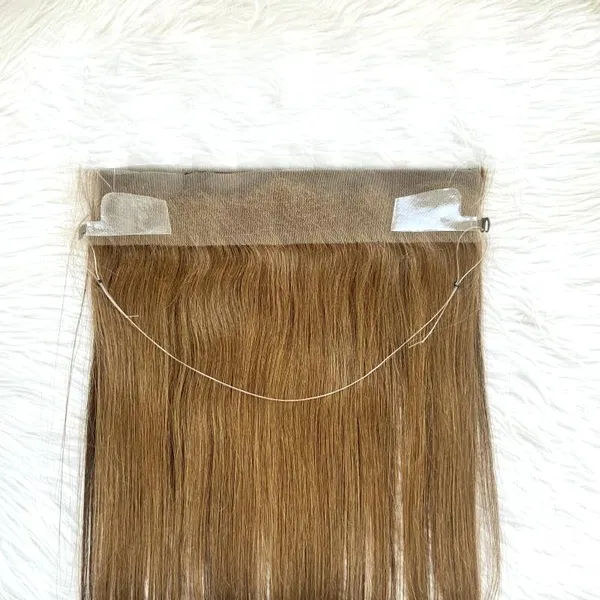 Light_Brown_Front_Hairline_Topper_With_Hd_Transparent_Lace_Frontal_20_Inch_Human_Hair_Forehead_Coverage_Topper_For_No_Clips_Invisible_Wire_Natural_Hair_Patch_(Light_13X2)_For_Women