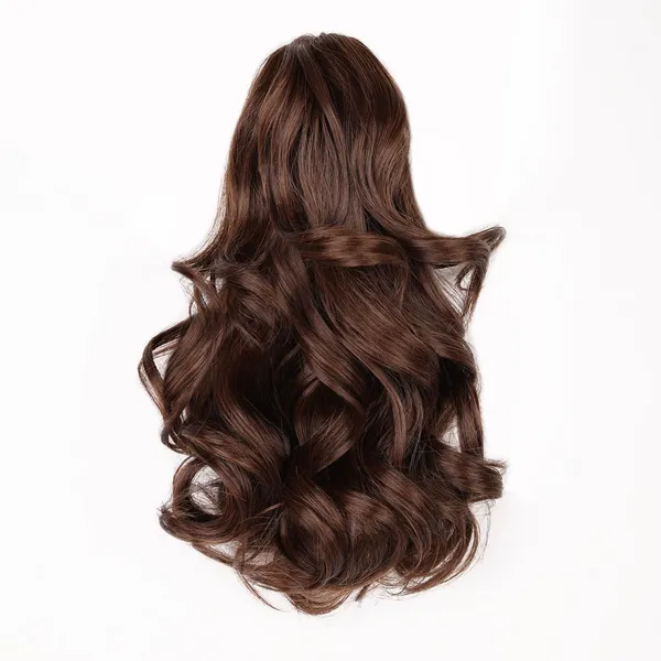 Brown_Claw_Hair_Extension_12_Inch_Short_Synthetic_Wavy_Ponytail_Hair_Extension_For_Curly_Hair_Ponytail_With_Secure_Clip_Claw_Natural-Looking_Long_Hairpiece_For_Easy_Styling_For_Women