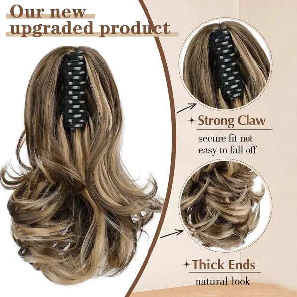 Brown_Claw_Hair_Extension_12_Inch_Short_Synthetic_Wavy_Ponytail_Hair_Extension_For_Curly_Hair_Ponytail_With_Secure_Clip_Claw_Natural-Looking_Long_Hairpiece_For_Easy_Styling_(12H24)_For_Women