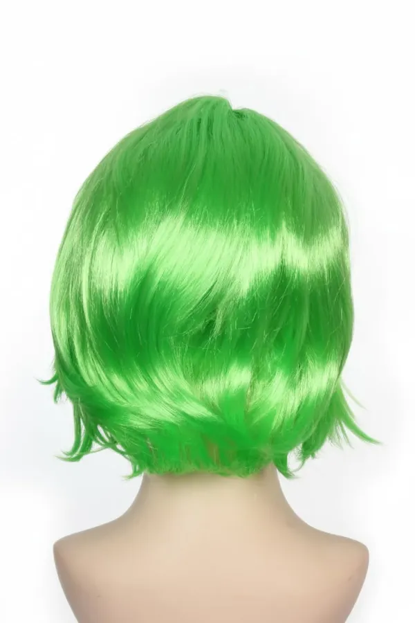 Green_Wig_12_Inch_Short_Straight_Synthetic_Hair_Parrot_Green_Shiny_Fancy_Dress_Wig_For_Children_Easy_Wear_&_Remove_Soft_Hair_Wig_With_2022_Inch_Adjustable_Cap_For_Women