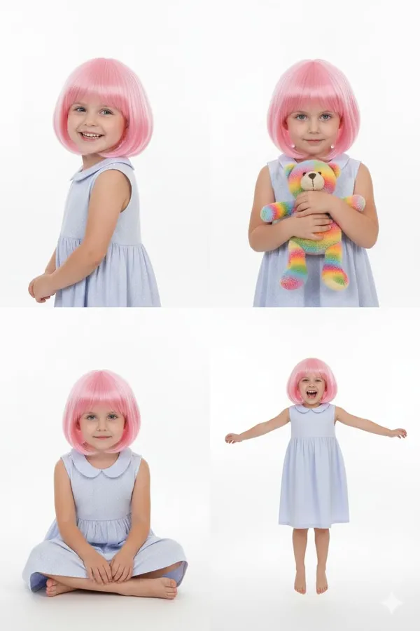Pink_Wig_Straight_Synthetic_Hair_Short_10_Inch_Fancy_Shiny_Full_Head_Wig_Easy_To_Wear_&_Remove_Party_Wig_Cap_1618_Inch_For_Women