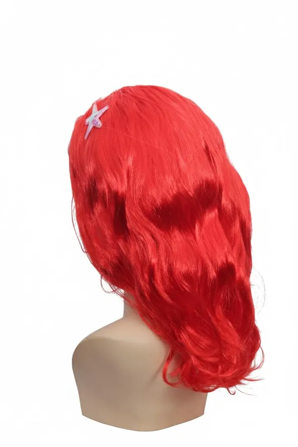 Red_Wig_18_Inch_Shiny_Synthetic_Wavy_Hair_Wig_With_Star_Sticker_Cap_1618_Inch_Hair_With_Center_Part_Design_Wigs_For_Kid_For_Women