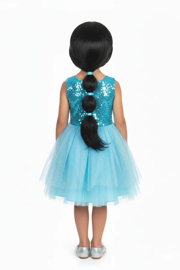Black_Wig_Long_Braid_Princess_Themed_Fancy_Dress_Wig_With_Blue_Satin_Headband_&_Jewel_Soft_Long_For_22_Inch_Synthetic_Hair_Party_&_Dress-Up_For_Women