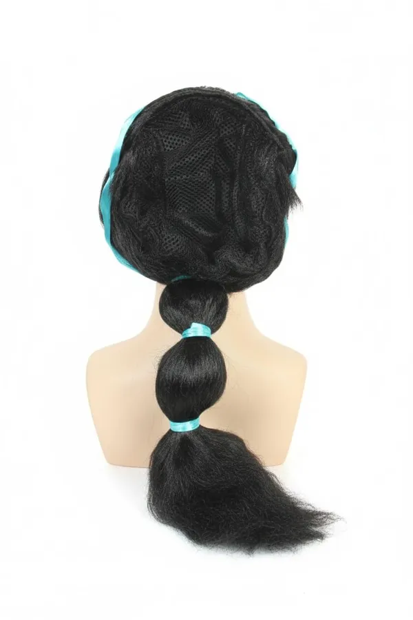 Black_Wig_Long_Braid_Princess_Themed_Fancy_Dress_Wig_With_Blue_Satin_Headband_&_Jewel_Soft_Long_For_22_Inch_Synthetic_Hair_Party_&_Dress-Up_For_Women