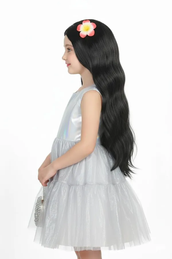 Black_Wig_24_Inch_Straight_Synthetic_Hair_With_Beautiful_Flower_Accessory_Centre_Part_Design_Shiny_Lightweight_Wig_Easy_To_Wear_&_Remove_Cap_1820_Inch_For_Women