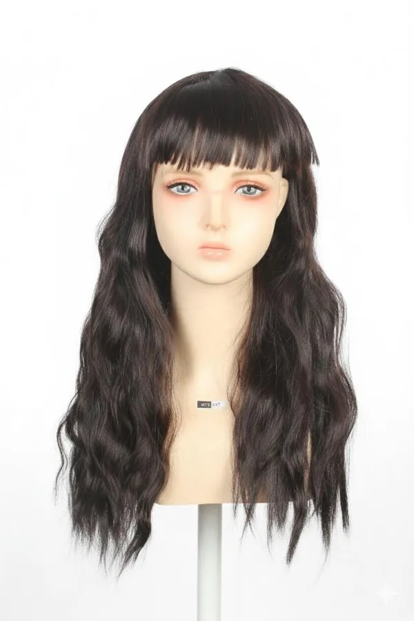 Brown_Wig_Fluffy_Hair_With_Fringe_Style_22_Inch_Synthetic_Long_Shiny_Full_Head_Wig_Adjustable_Cap_1418_Inch_For_Women