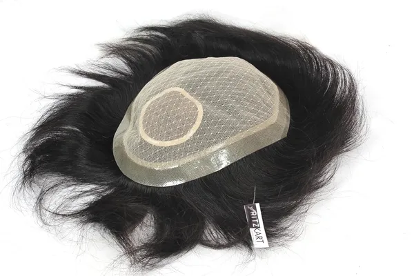 Black_Mirage_Double_Layer_Natural_Skin_Base_Hair_Patch_For_100%_Remy_Human_Hair_Toupee_With_Extra_Protection_Lightweight_Easy-Fit_Hair_Replacet_System_Use_With_Tape_Glue_Or_Clips_(8.5/6_Inch)_For_Women