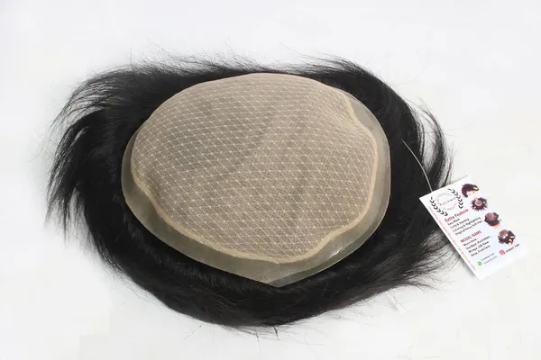 Black_Mirage_Double_Layer_Ultra_Thin_Natural_Skin_Base_Hair_Toupee_For_100%_Remy_Human_Hair_Extra_Protection_Base_Lightweight_Easy-Fit_Hair_Replacet_System_Use_With_Tape_Glue_Or_Clips_(8/6_Inch)_For_Women