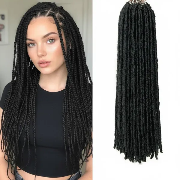 1Black_Faux_Locs_Dreadlock_Extensions_18_Inch_Strands_Synthetic_Soft_Pre-Looped_Crochet_Locs_Thick_Micro_Loc_Braids_Hair_Extensions_For_Easy_Install_Straight_(Pack_Of_18)_For_Women
