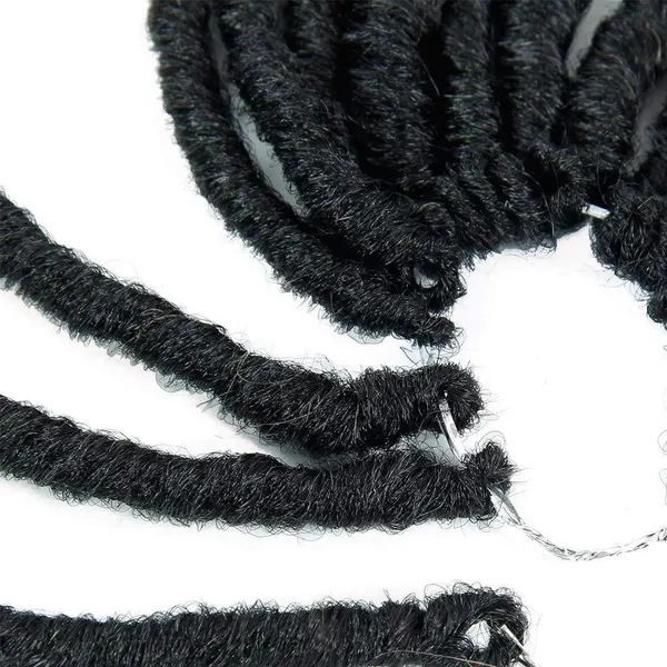 1Black_Faux_Locs_Dreadlock_Extensions_18_Inch_Strands_Synthetic_Soft_Pre-Looped_Crochet_Locs_Thick_Micro_Loc_Braids_Hair_Extensions_For_Easy_Install_Straight_(Pack_Of_18)_For_Women