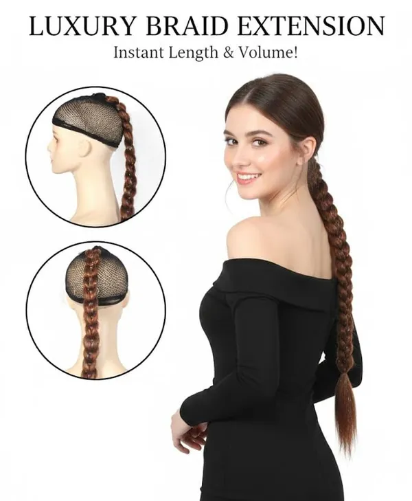 Braided_Synthetic_Hair_Extension_Ponytail