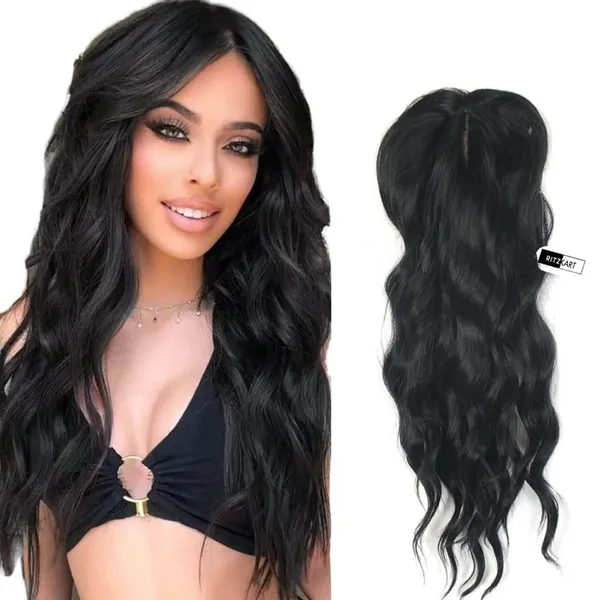 Women's_Wavy_Curly_Clip-On_Hair_Topper