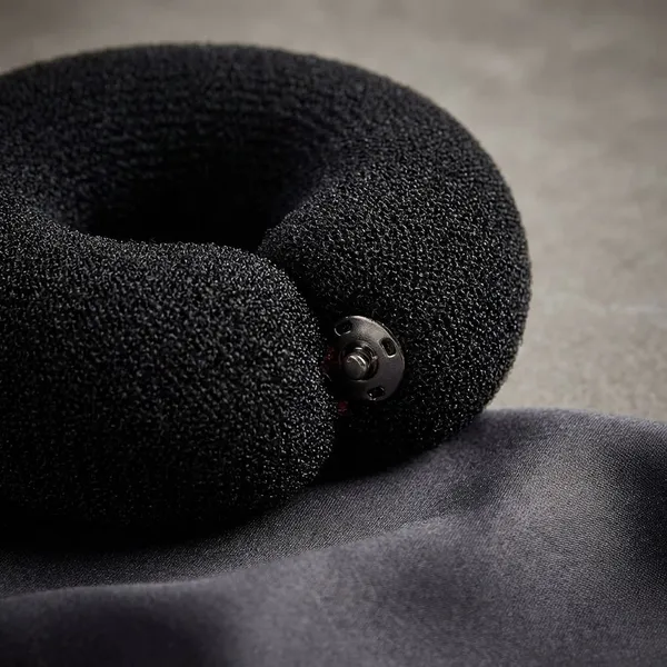 Black_20_Inch_Imported_Hair_Donut_Clip_For_More_Fashionable_Style_For_Wedding/Party_For_Women