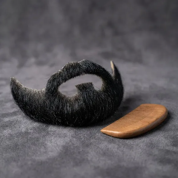 Black_Full_Hand-Tied_Human_Hair_False_Beard_For_Men