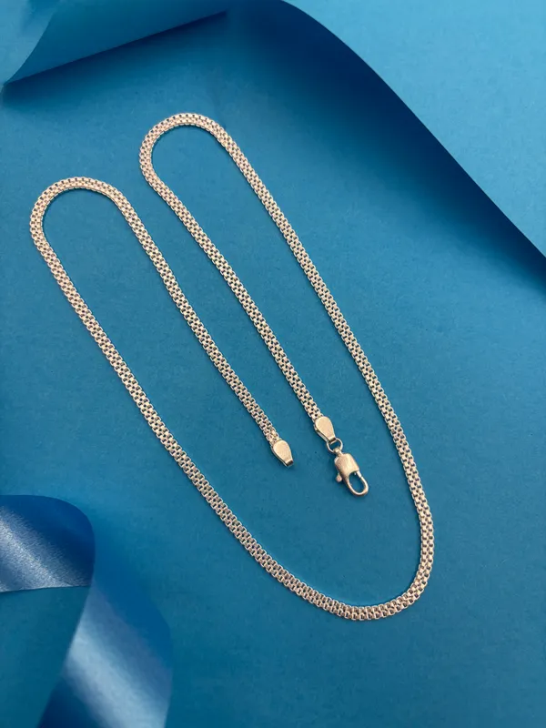 White_Brass_Real_Silver_Plated_Chain_For_Men_&_Women