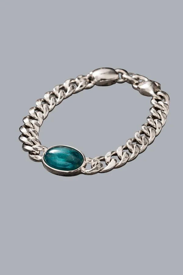 White_Brass_Real_Silver_Plated_Bracelet_For_Men_(Pack_Of_2)