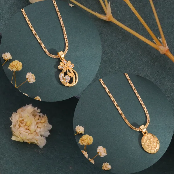 Golden_Brass_Gold_Plated_Pendant_Chain_For_Women