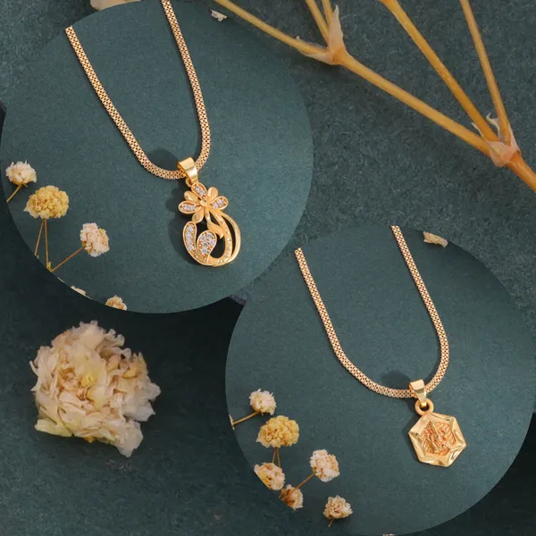 Golden_Brass_Gold_Plated_Pendant_Chain_For_Women