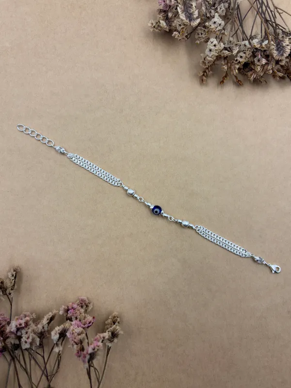 White_Brass_Real_Silver_Plated_Bracelet_For_Women_&_Girls_(Pack_Of_2)