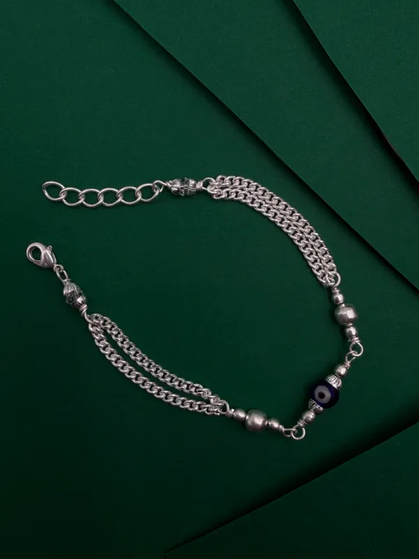 White_Brass_Real_Silver_Plated_Bracelet_For_Women_&_Girls_(Pack_Of_2)