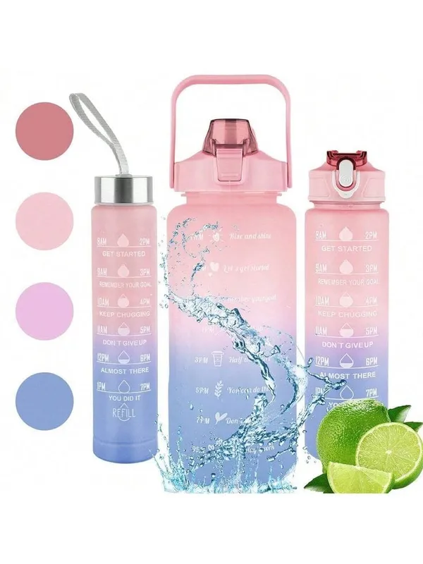 Motivational_Plastic_Time_Water_Bottle_(Pack_Of_2)