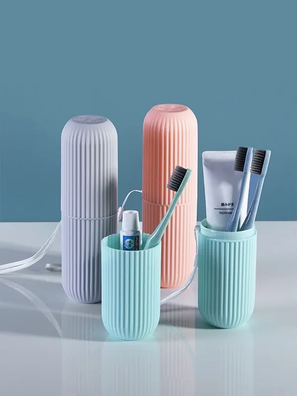 Multicolor_Portable_Toothbrush_Holder_Case_With_Lid_|_Travel_Toothpaste_Storage_Box_|_Waterproof_Bathroom_Organizer_|_Multi-Purpose_Travel_Container_(Pack_Of_2_)