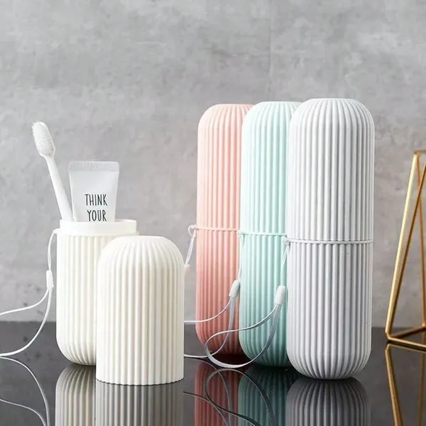 Multicolor_Portable_Toothbrush_Holder_Case_With_Lid_|_Travel_Toothpaste_Storage_Box_|_Waterproof_Bathroom_Organizer_|_Multi-Purpose_Travel_Container_(Pack_Of_2_)