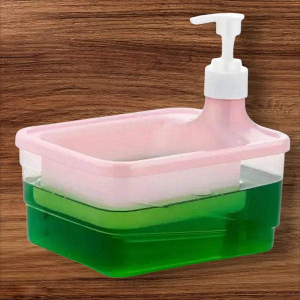 Multicolor_Plastic_And_Silicone_Soap_Dispenser
