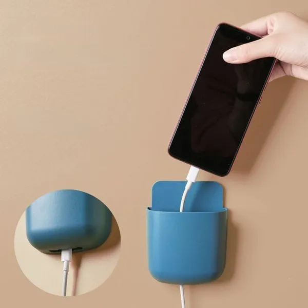 Multicolor_Wall_Mounted_Mobile_Phone_Holder_With_Adhesive,_Hands-Free_Charging_Stand_For_Bathroom,_Kitchen,_Bedroom,_Universal_Fit,_No_Drilling_Required