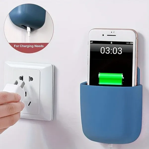 Multicolor_Wall_Mounted_Mobile_Phone_Holder_With_Adhesive,_Hands-Free_Charging_Stand_For_Bathroom,_Kitchen,_Bedroom,_Universal_Fit,_No_Drilling_Required