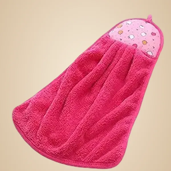 Hot_Pink_Cotton_Towel_For_Baby