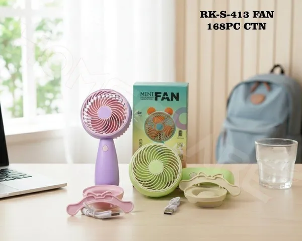 Multicolor_Plastic_Mini_Portable_Handheld_Fan_Usb_Rechargeable_Personal_Cooling_Pack_Of_4Fan_For_Travel,_Office,_Kids_&_Outdoor_Use