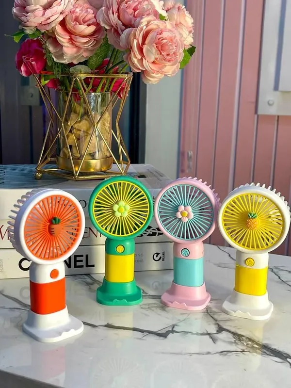 Multicolor_Plastic_Mini_Portable_Handheld_Fan_Usb_Rechargeable_Personal_Cooling_Pack_Of_4Fan_For_Travel,_Office,_Kids_&_Outdoor_Use