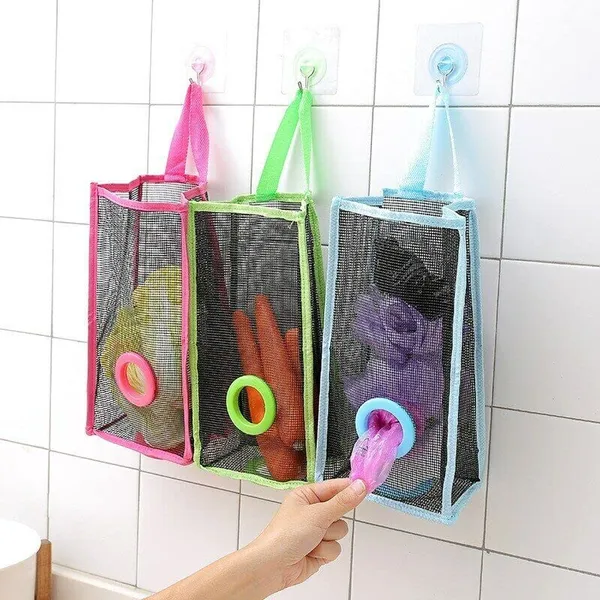 Green_Mesh_Fabric_Holder_For_Wall