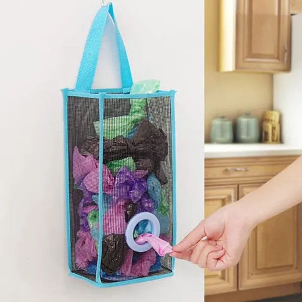 Green_Mesh_Fabric_Holder_For_Wall