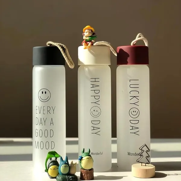 Transparent_Glass_Lucky_Day_Wonderful_Water_Bottle