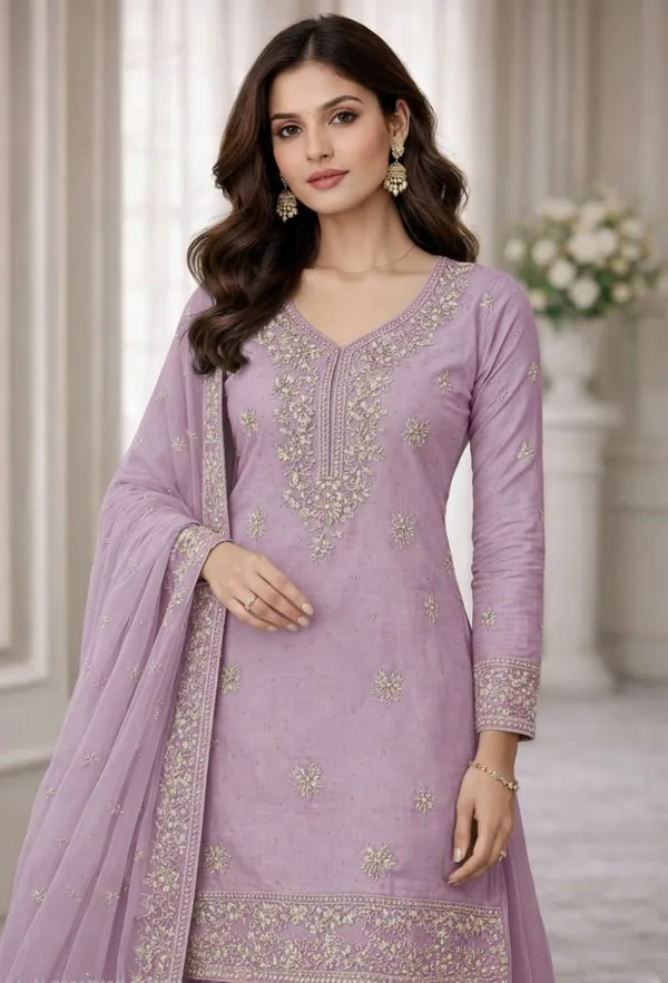 Purple_Georgette_Unstitched_Suit_For_Women