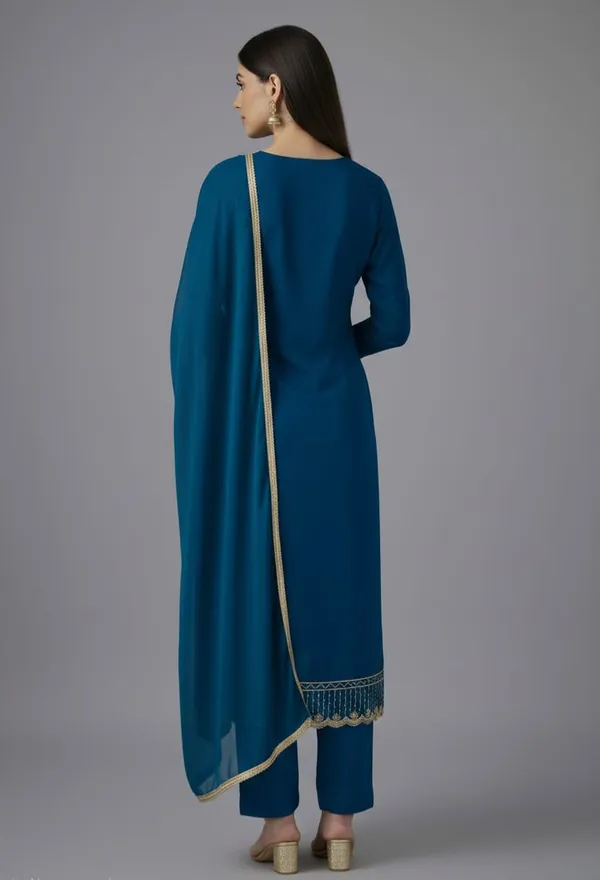 Blue_Georgette_Unstitched_Suit_For_Women