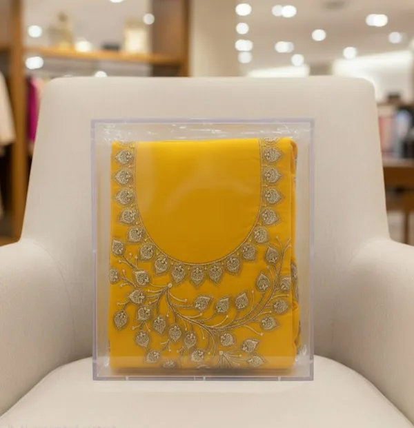 Yellow_Crepe_Unstitched_Suit_For_Women