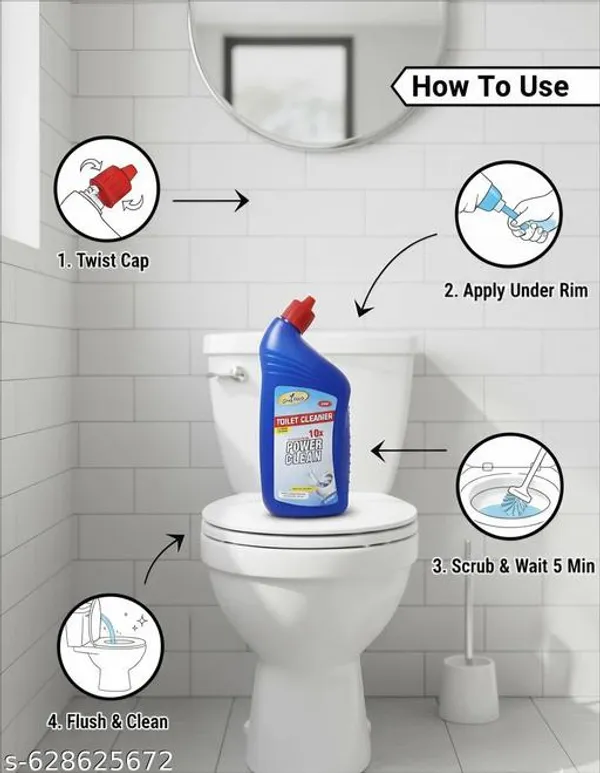 Multicolor_Hydrochloric_Acid_And_Citric_Acid,_Surfactants,_Disinfectants,_Fragrance,_Colorants,_Thickeners,_Water_Toilet_Cleaner_Toilet_Cleaner_For_Home
