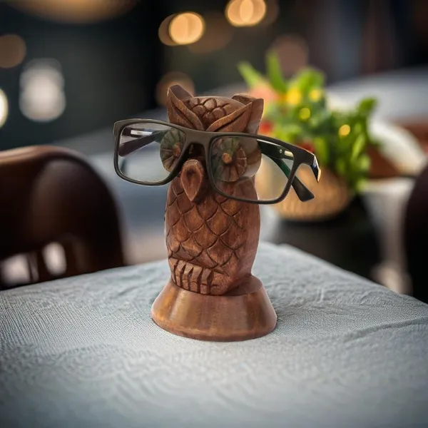 Wooden_Sunglasses_Holder_Stand_|_Handmade_Wood_Eyewear_Organizer_for_Desk_&_Bedside_|_Rustic_Glasses_Display_Gift