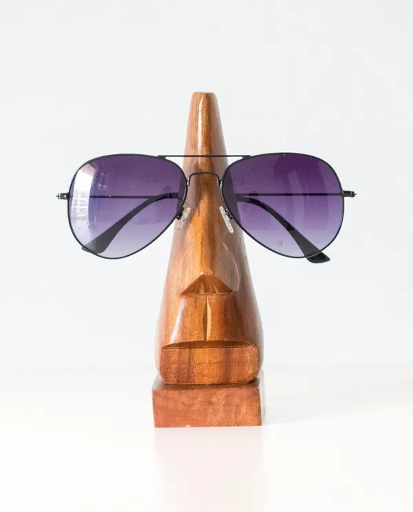 Wooden_Sunglasses_Holder_Stand_|_Handmade_Wood_Eyewear_Organizer_for_Desk_&_Bedside_|_Rustic_Glasses_Display_Gift