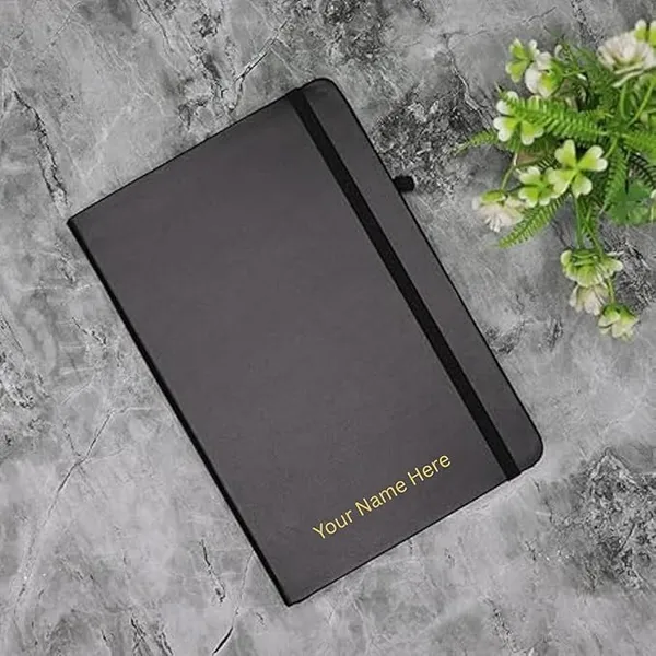 Black_Custom_Name_A5_Notebook,_Premium_Hard_Cover_Diary_With_Elastic_Closure_Personalized_Journal_For_Office_And_Gifting