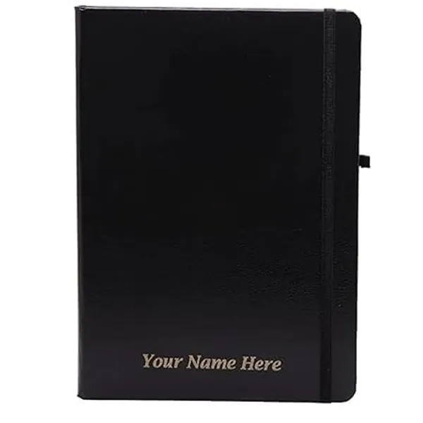 Black_Custom_Name_A5_Notebook,_Premium_Hard_Cover_Diary_With_Elastic_Closure_Personalized_Journal_For_Office_And_Gifting
