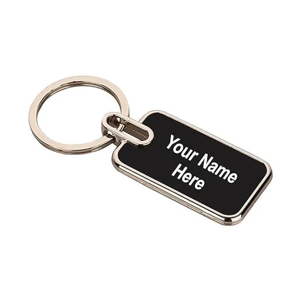 Black_Personalized_Double-Sided_Premium_Metal_Keychain,_Silver_Finish,_Custom_Name_Engraving,_Elegant_Gift_Key_Ring_For_Men_And_Women